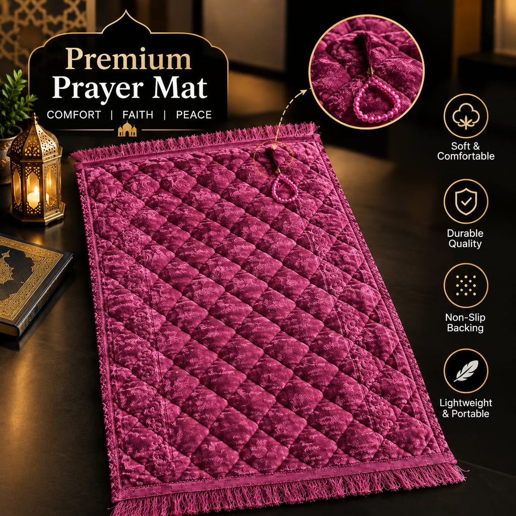 🕌 Premium Prayer Mat – Comfort, Faith &amp; Peace